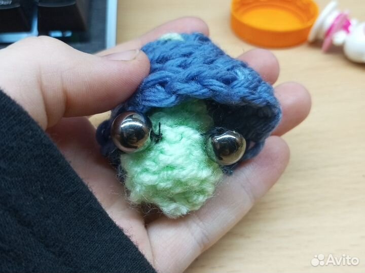 Грибочек вязаный