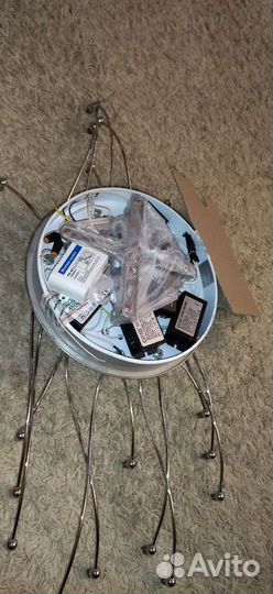 Люстра потолочная шары 21 шт