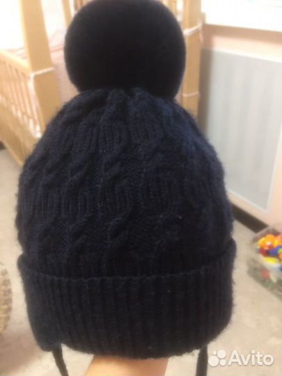 Шапка демисезонная для мальчика 44-46