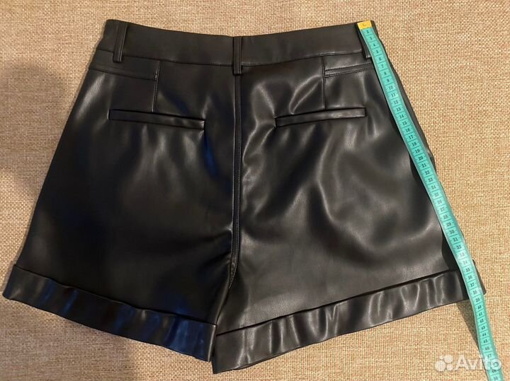Шорты из эко кожи