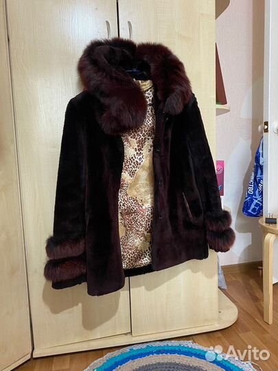 Мутоновый полушубок