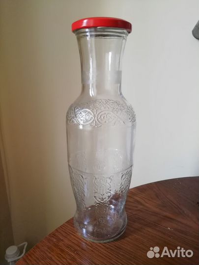 Бутылки 1 литр стекло с широким горлом