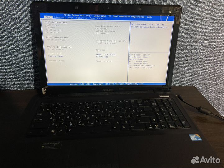 Ноутбук asus Pro5IJ