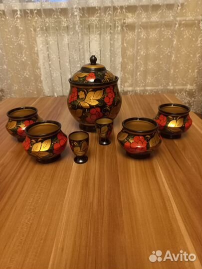 Посуда хохлома