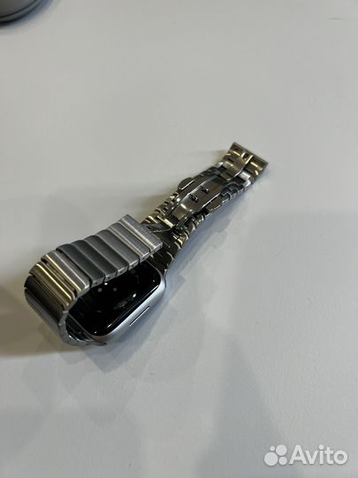 Металлический ремешок apple watch стальной