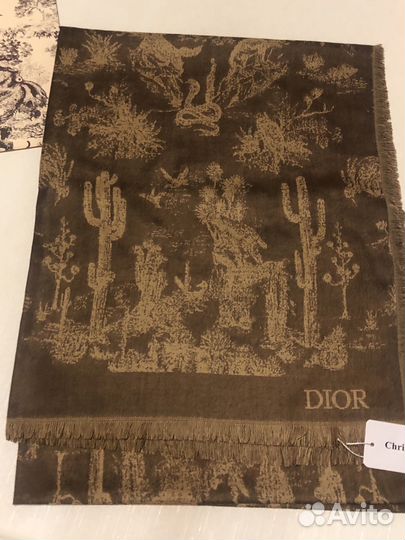 Палантин Диор двухсторонний