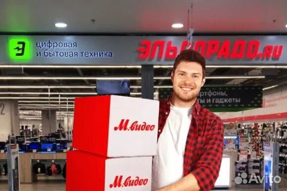 Упаковщик техники M-Video, Вахта в Москву, питание