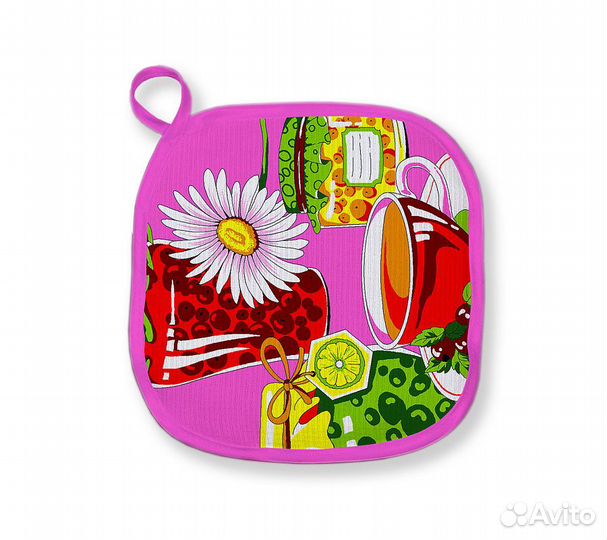 Прихватка Эдем сма Мышки фотопринт 18х18 в ассорти