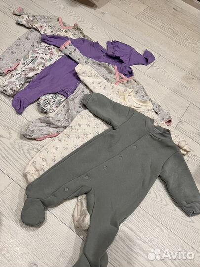 Вещи пакетом на девочку с рождения