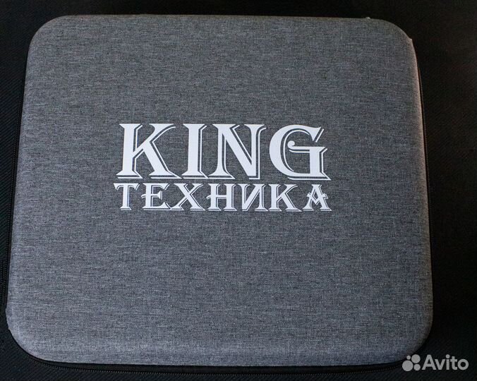 Фен с дисплеем King Золотой 3000Вт