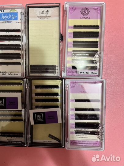 Палетки ресниц для наращивания