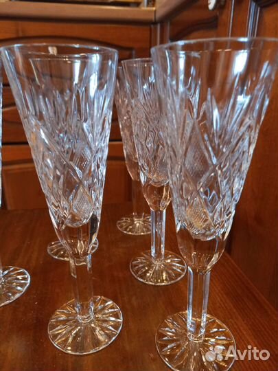 Фужеры хрустальные СССР