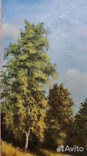 Картина маслом на холсте Лето