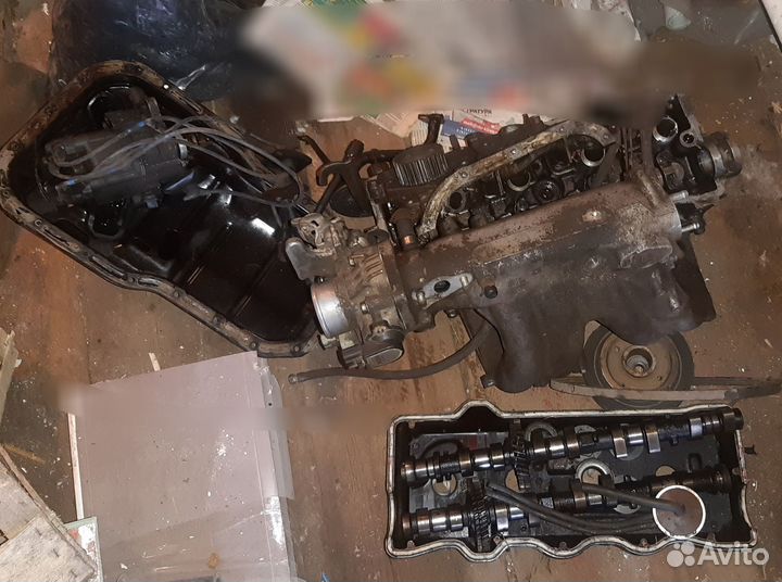 Двигатель 3s fe Toyota блок гбц трамблер