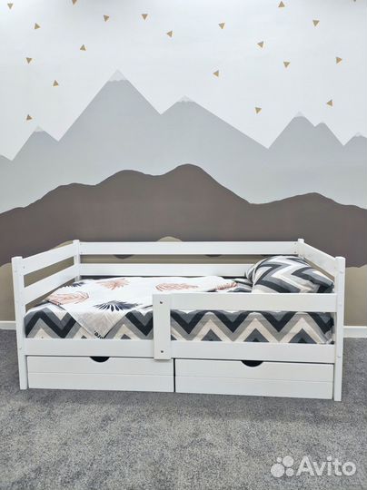 Детская кровать с ящиками Кровать детская новая