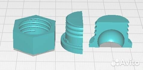 Втулки трапеции дворников 3шт Усиленные. 3D печать