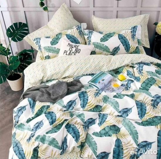 Белье постельное евро резинка по кругу