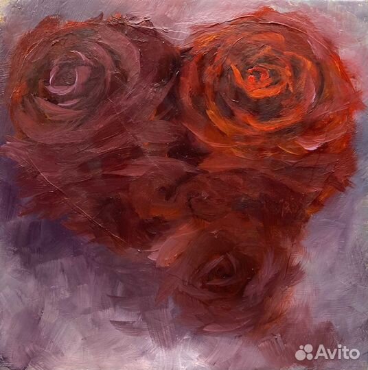 Картина маслом с подставкой