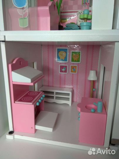 Домик кукольный деревянный ELC