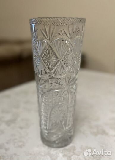 Хрустальная ваза