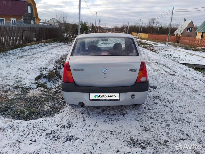 Renault Logan 1.4 МТ, 2007, 188 500 км