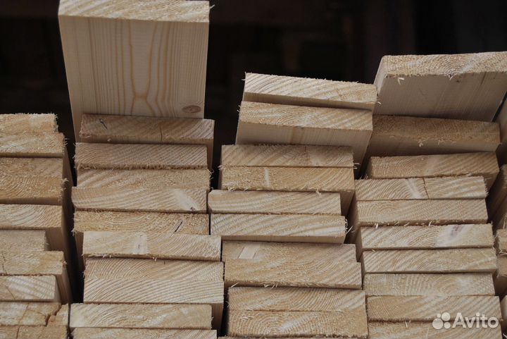 Пиленая доска 50х100х6000мм, сосна, от производите