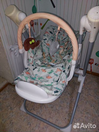 Стульчик для кормления, качеля