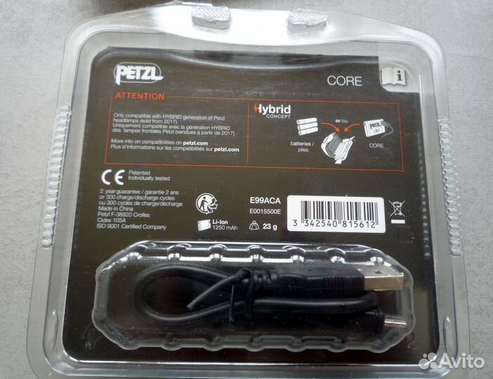 Aккумулятор Petzl Core Новый