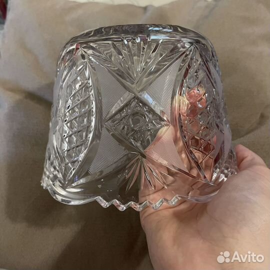 Хрустальная конфетница СССР