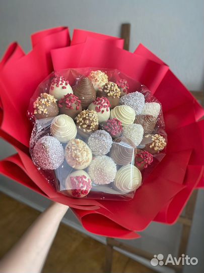 Клубника в шоколаде / Съедобные букеты