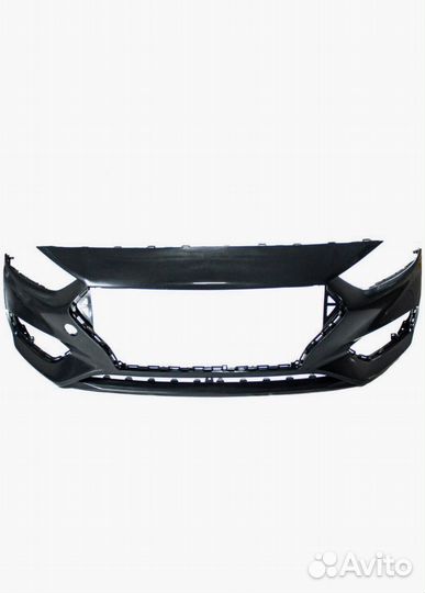 Бампер передний на Hyundai Solaris