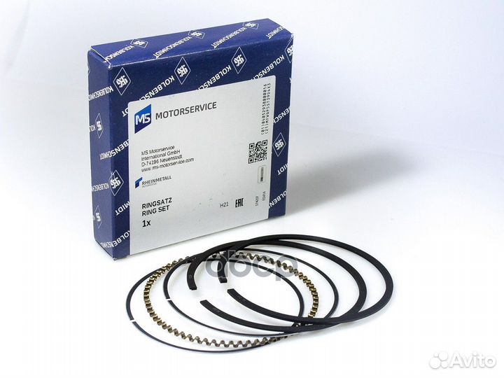 Кольца поршн к-т на 1 цил opel 86,500 800021210050