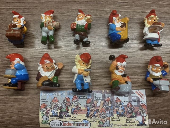 Гномы киндер сюрприз