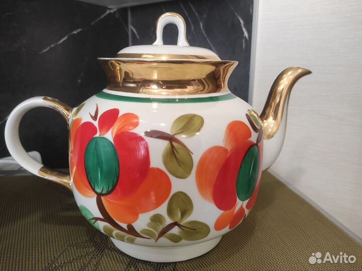 Чайник доливной фарфоровый СССР