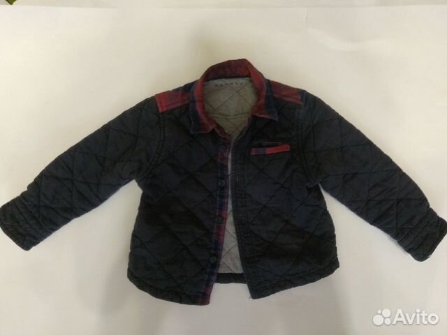 Куртка стёганая на мальчика 1-2 лет