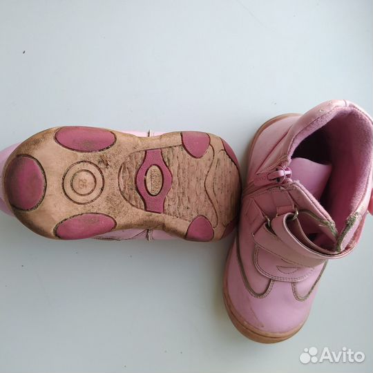 Ботинки демисезонные для девочки 25 размер