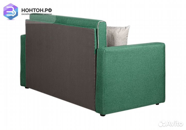Диван выкатной Найс зеленый / светло-серый