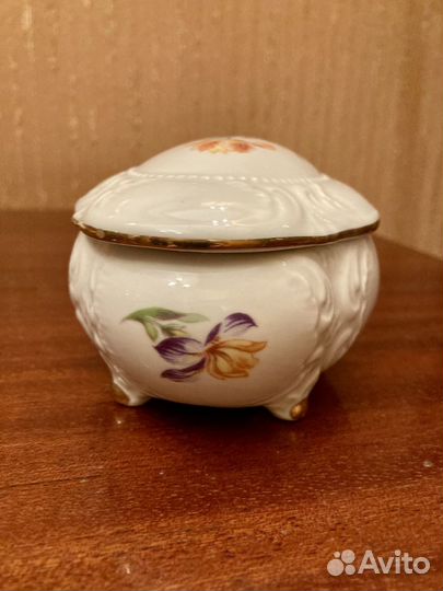 Винтажная шкатулка фарфор ГДР