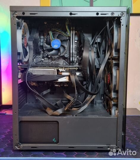 Игровой пк i3-10100f/RTX 2060/16озу/500ssd