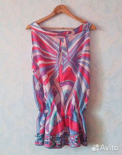 Шелковый топ Emilio Pucci