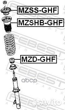 Опора переднего амортизатора mazda 6 GH 2008-20