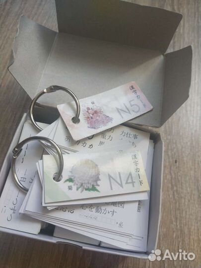 Японский язык карточки с иероглифами