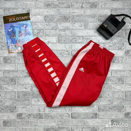 Спортивные штаны Adidas Sports Red Pants Vintage