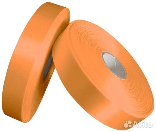 Цветная лента 40мм х 200 м, оранж