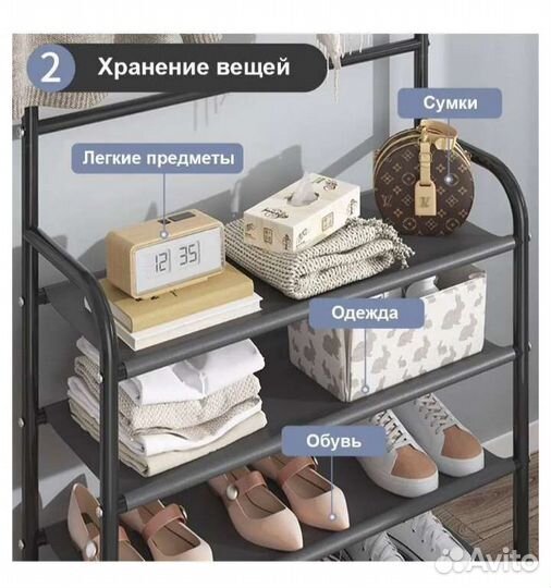 Обувница в прихожую, полка, стеллаж, шкаф, вешалка