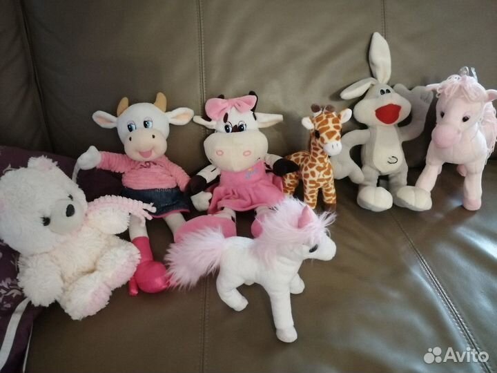 Мягкие игрушки, средних размеров