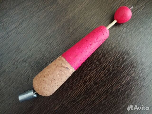 Пробковый поплавок для рыбалки на верховой настрой