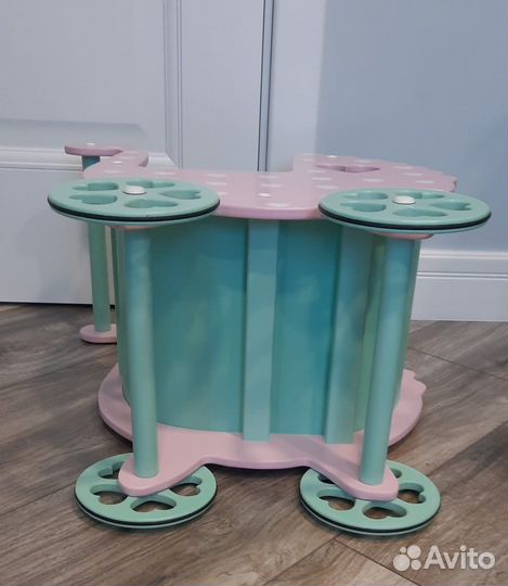 Коляска деревянная для кукол