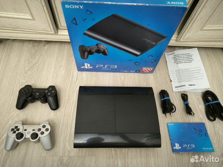 Ps3 super slim прошитая 500 Гб