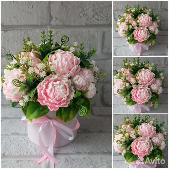 Букет из мыла ручной работы